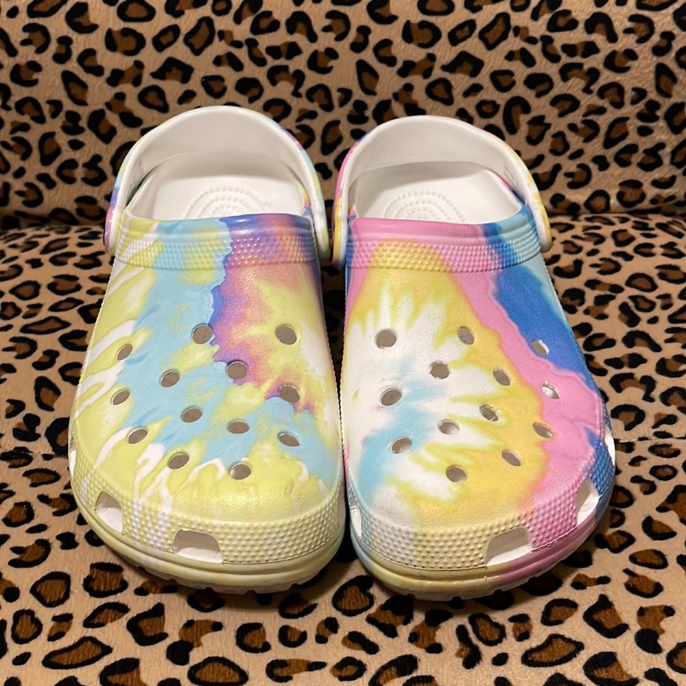 Tie Dye Crocs